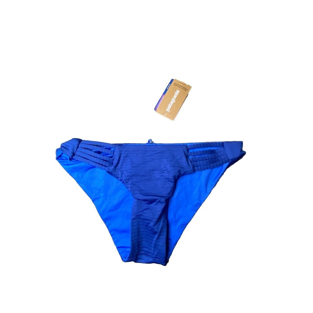 NWT Patagonia Bikini Bottom Womens Small Reversible Seaglass Bay Swimsuit Bottom
